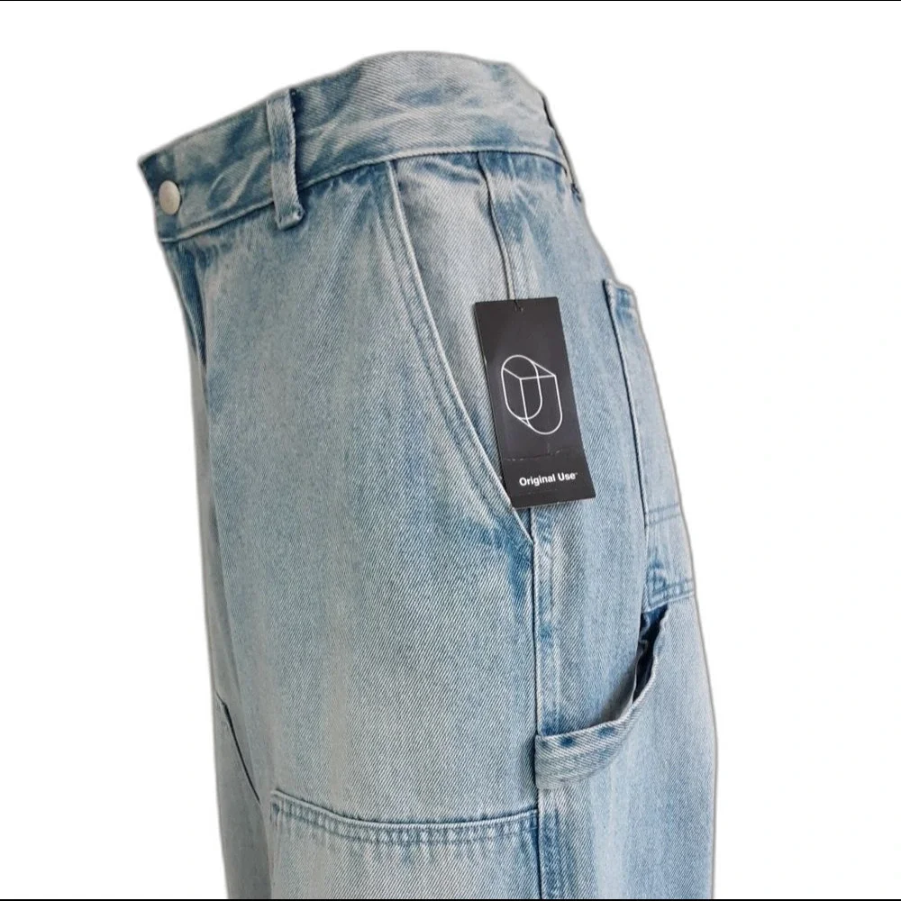 ORIGINAL USE Baggy Carpenters Denim Blue Jeans NWT Sz 30X32L - Unisex